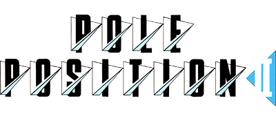 Pole Position II logo for Commodore 64